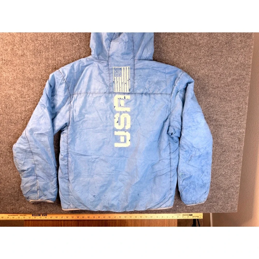 Nike ACG Team USA Olympic Jacket Mens Small Blue Primaloft Insulated Y2K Puffer